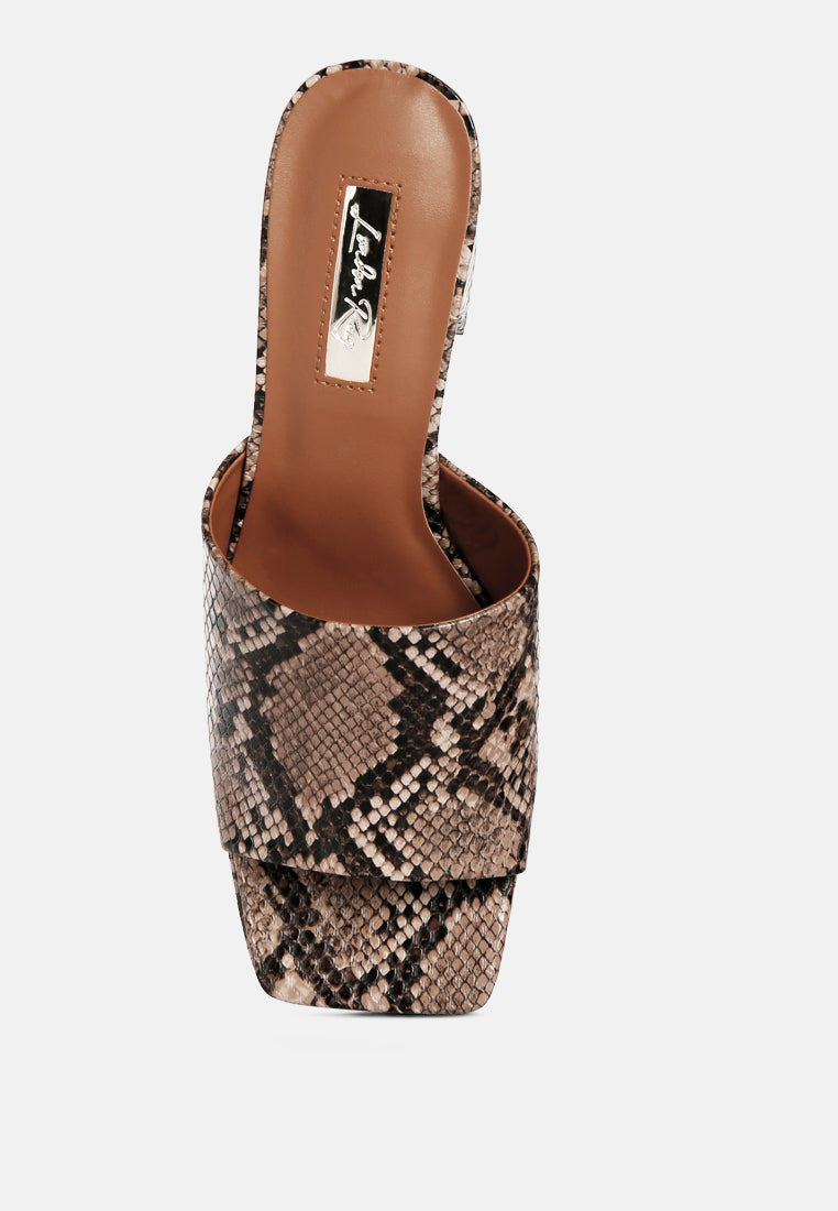 Artemisa Block Heel Slip On Sandals - Glamourous Grace