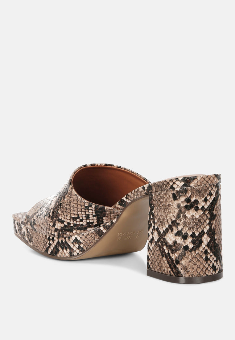 Artemisa Block Heel Slip On Sandals - Glamourous Grace