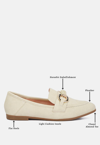 Asher Horsebit Embellished Loafers - Glamourous Grace