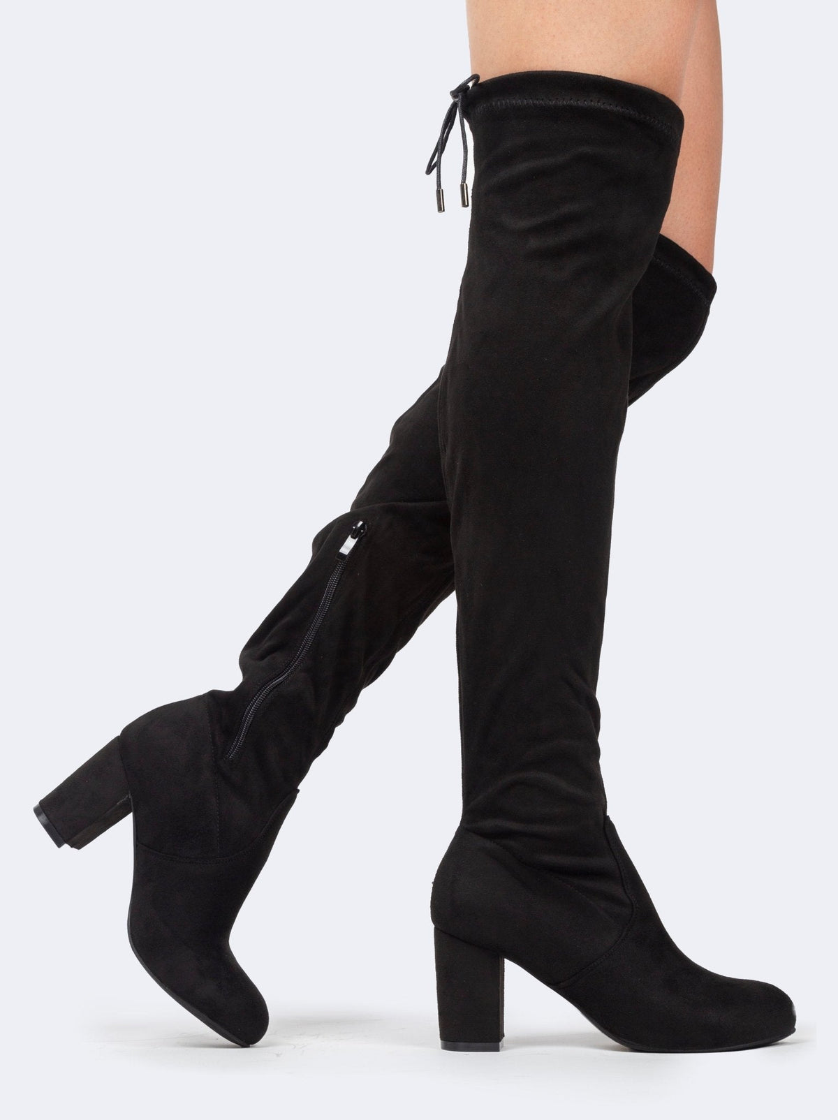 Aspen | Black Suede - Glamourous Grace