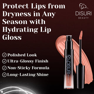 DISURI Beauty Glossy Blast Lip Gloss - Astoria (M47)