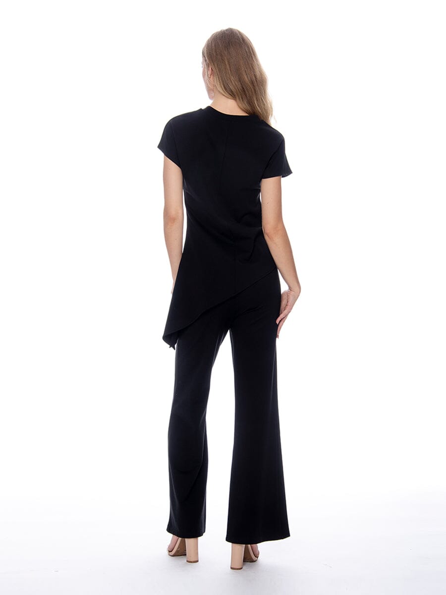 Asymmetric Cut Ruched-Side Top - Glamourous Grace