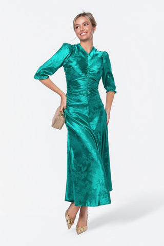 Audrey Dress Short Sleeve (Kelly Green)
