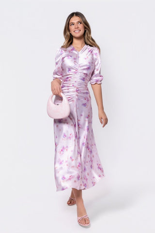 Audrey Dress Short Sleeve (Pink/Purple)
