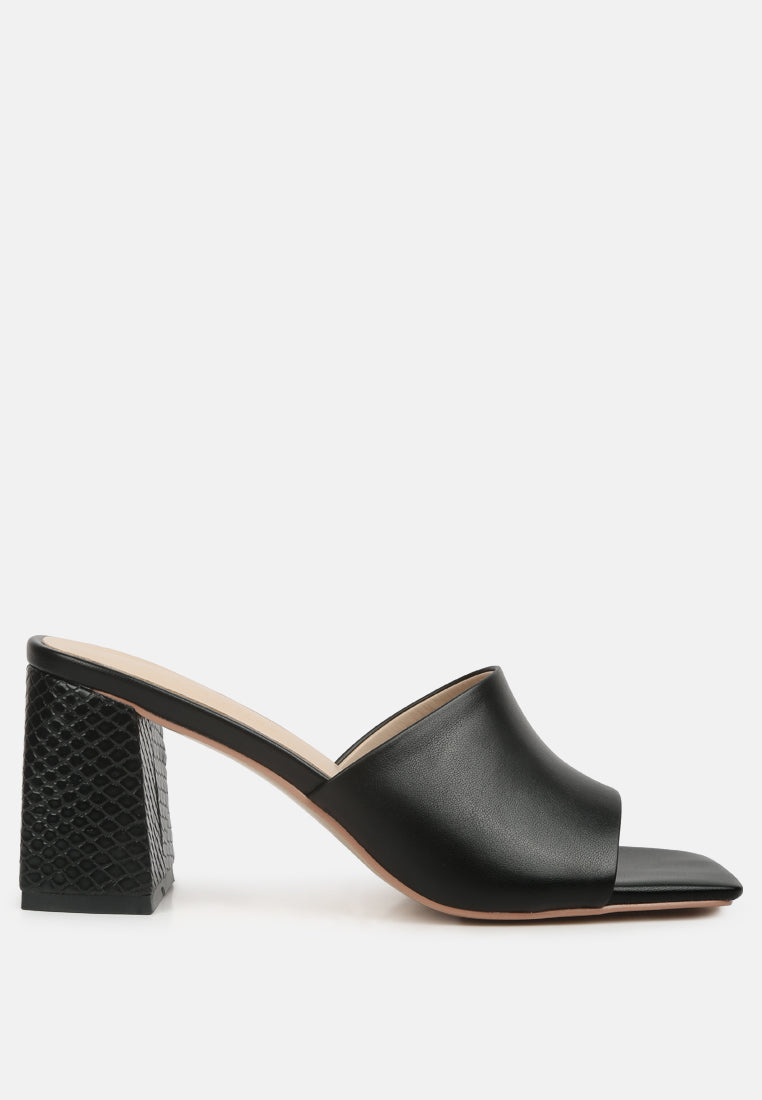 Audriana Textured Block Heel Sandals - Glamourous Grace