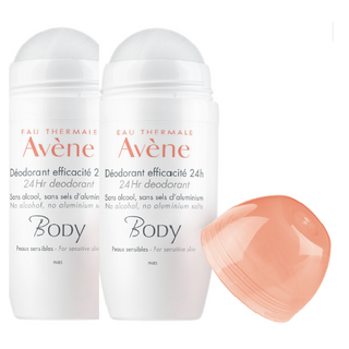 Avène Body 24H Alcohol-Free Deodorant Duo Pack