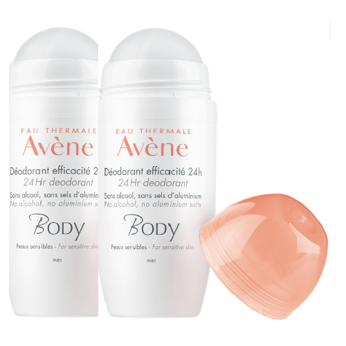 Avène Body 24H Alcohol-Free Deodorant Duo Pack