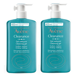 Avène Cleanance Oily Skin Cleansing Gel - 2-Pack