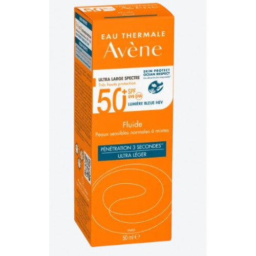 Avène Solaire Fluid SPF 50+ for Sensitive Skin