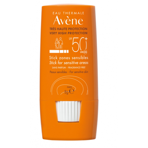 Avène Solaire Sensitive Areas Sun Stick SPF 50+