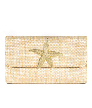 Avery Clutch Straw - Charm - Glamourous Grace