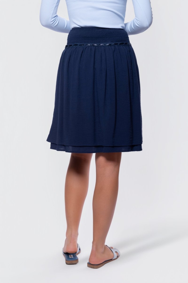 Avery Skirt 23" (Navy) - Glamourous Grace