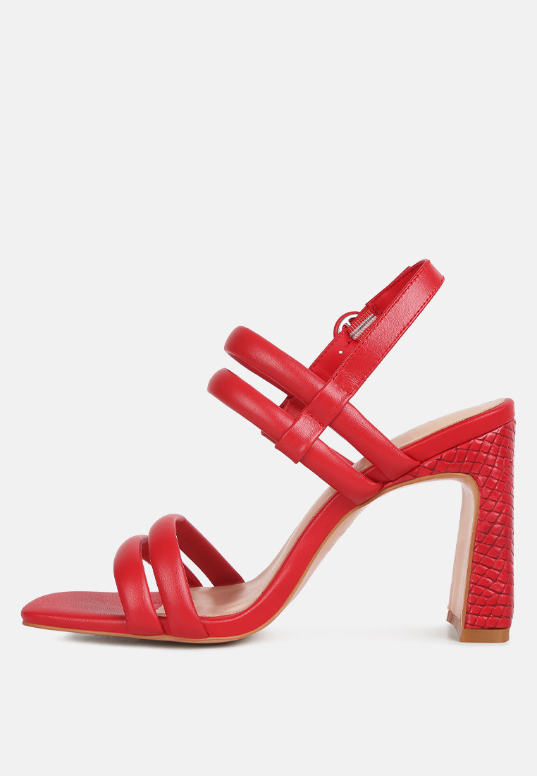 Avianna Slim Block Heel Sandal - Glamourous Grace