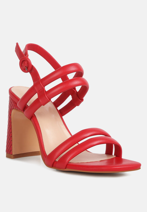 Avianna Slim Block Heel Sandal - Glamourous Grace