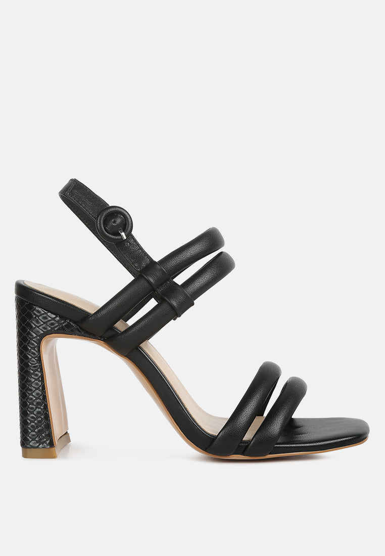 Avianna Slim Block Heel Sandal - Glamourous Grace
