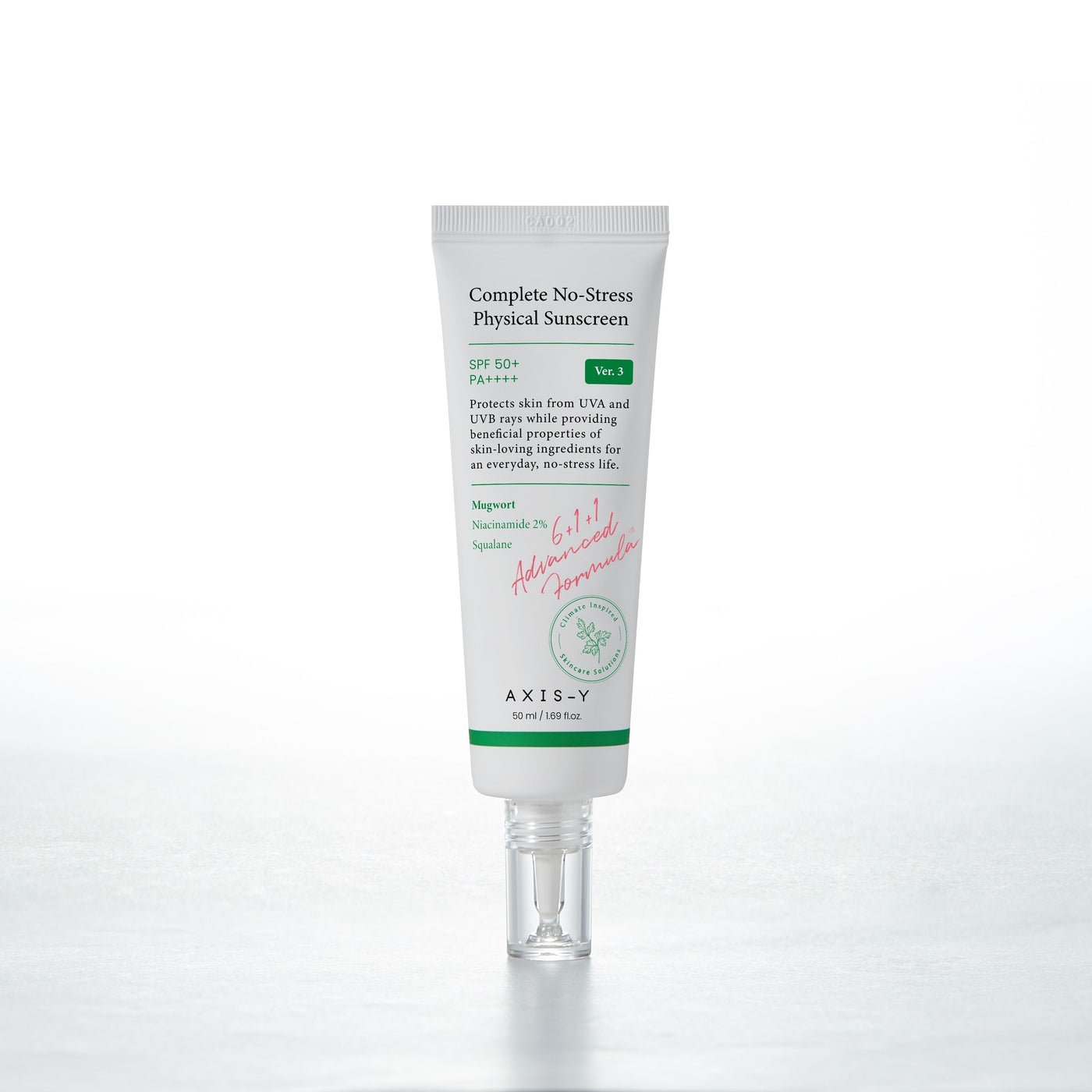 AXIS-Y Complete No-Stress Physical Sunscreen V.3 50ml - Glamourous Grace