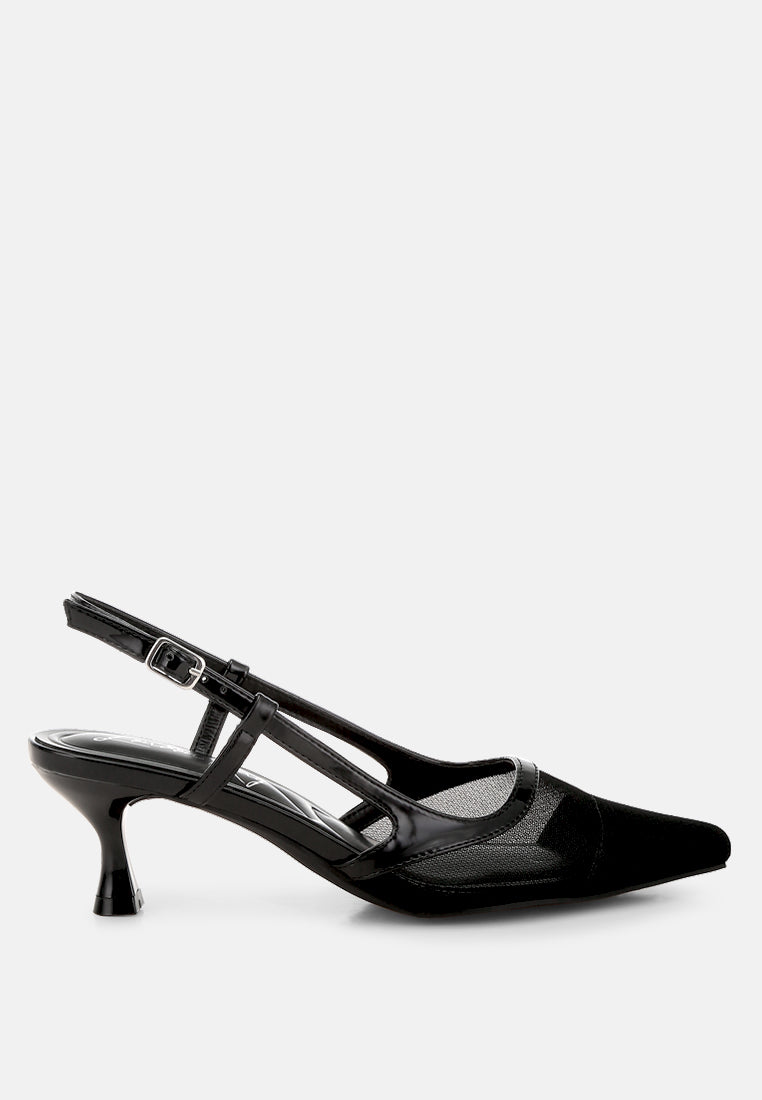 Axton Mesh Slingback Sandals - Glamourous Grace
