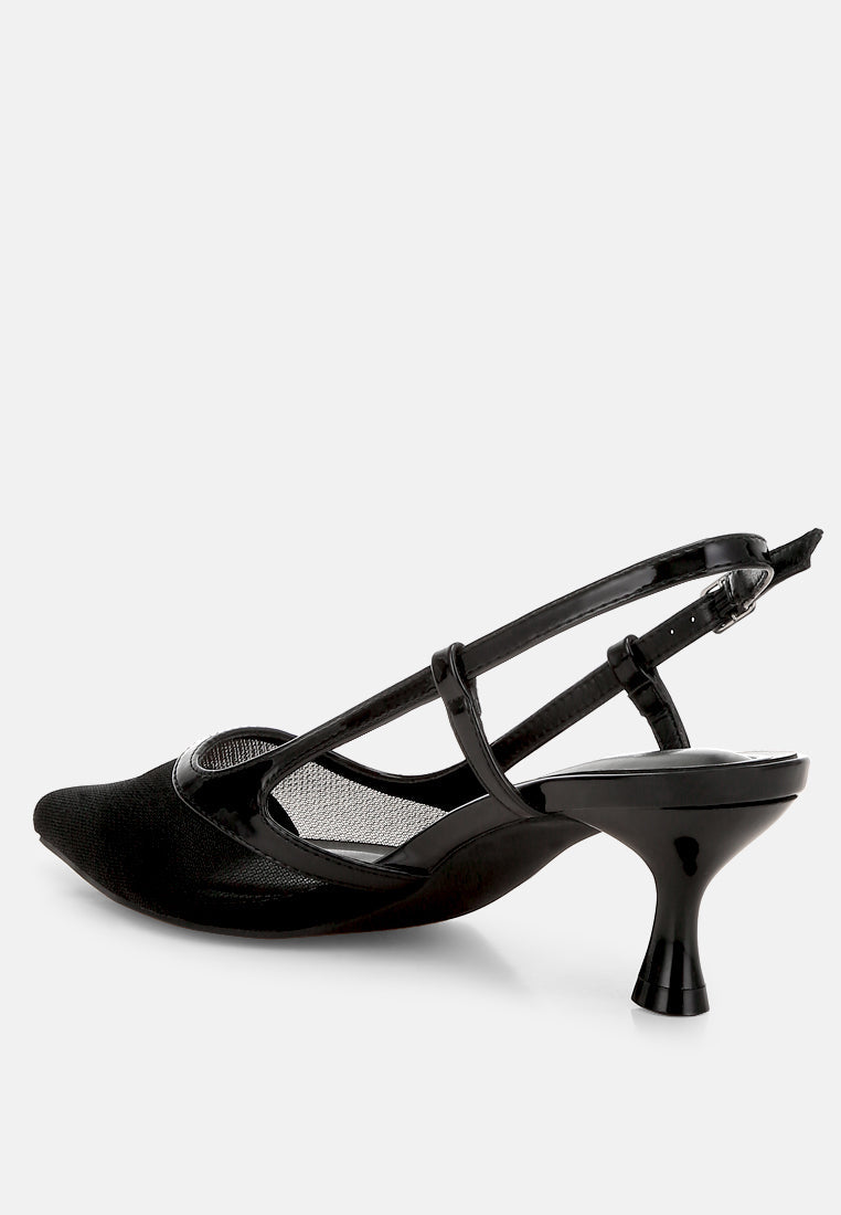 Axton Mesh Slingback Sandals - Glamourous Grace