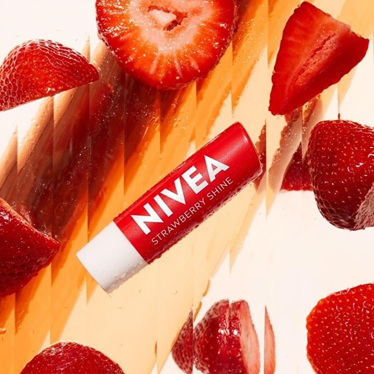 Nivea Nourishing Lip Care Balm with 24-hour Moisturization - Mineral Oil-Free Lip Balm - Glamourous Grace