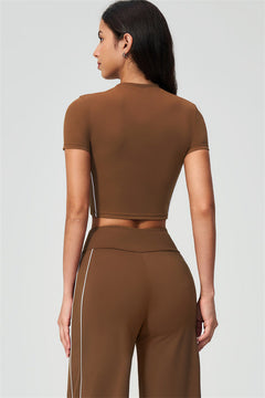 The Breathe T-shirt Straight Leg Pants 2-Piece Set