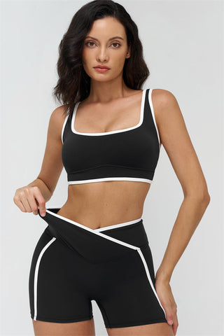 The Crave Sports Bra Shorts 2-Piece Set