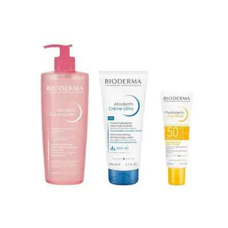 Bioderma Sensitive Skin Care Set - Skincare for Sensitive Skin with SPF50+ Sun Protection - Glamourous Grace