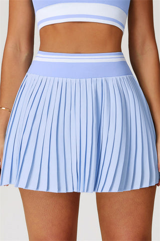 The Elan Crop Top Tennis Skirt 2-Piece Set