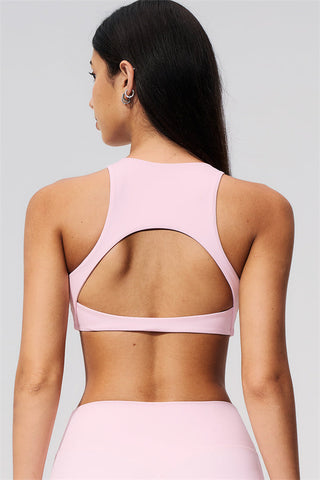 The Twirl Open Back Sports Bra Capri Leggings 2-Piece Set