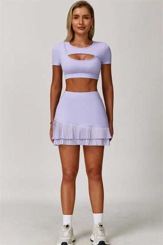 The Lavish Cut-out Crop Top