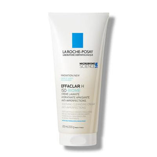 La Roche Posay Effaclar H ISO-Biome Soothing Cleansing Cream 200ml - Gentle Skincare for Acne-Prone Skin - Glamourous Grace