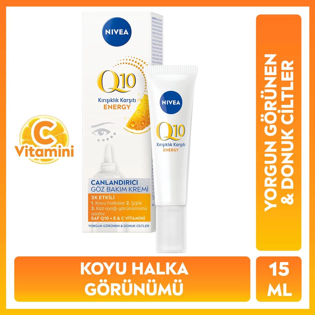 Nivea Q10 Energy Vitamin C Eye Cream 15 ml - Glamourous Grace