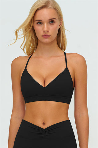 The Lushness Y-Back Sports Bra Shorts 2-Piece Set