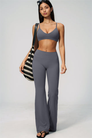 The Zura Sports Bra Flared Leggings 2-Piece Set