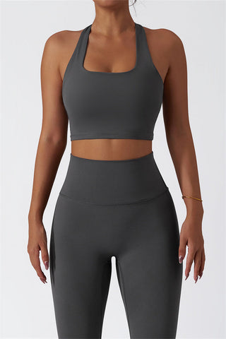 The Seraphine Halter Crop Top