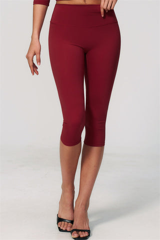 The Natalia Half-Sleeve Top Capri Leggings 2-Piece Set