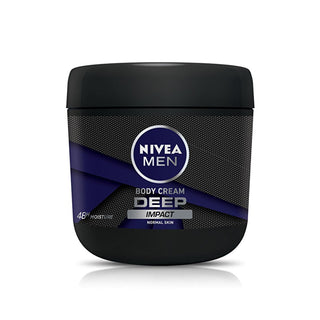 Nivea Men Moisturizing Hand and Body Cream Deep Impact - 48 Hour Moisturization, Non-Greasy, Woody Fragrance - Glamourous Grace