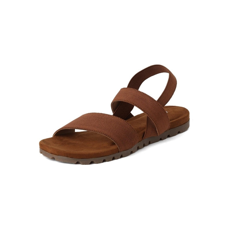 Gaia - Brown Casual Sandals - Glamourous Grace