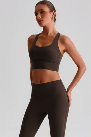 The Brave Sports Bra Flared Leggings 2-Piece Set
