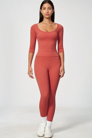 The RiseFit Half-Sleeve T-Shirt Leggings 2-Piece Set