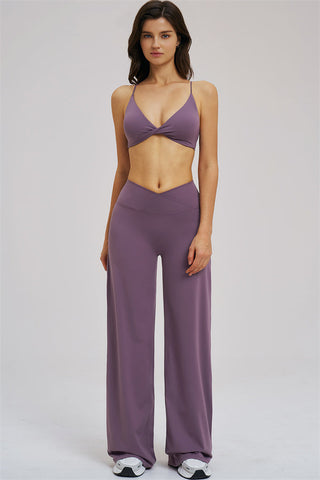 The Mosaic Sports Bra Straight Leg Pants 2-Piece Set