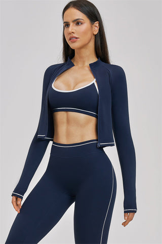 The Unbound Jacket Sports Bra Leggings 3-Piece Set