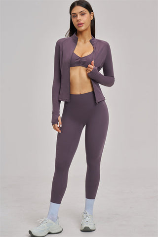 The Swoon Jacket Sports Bra Leggings 3-Piece Set