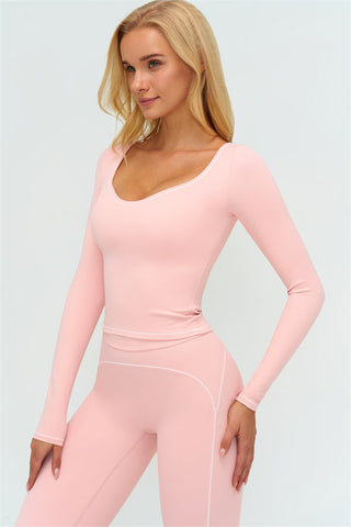 The Amara Long Sleeve T-shirt Flared Leggings 2-Piece Set