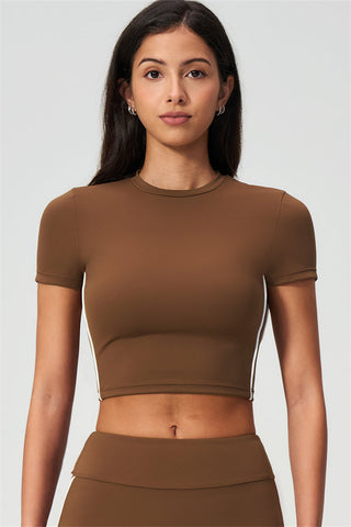 The Breathe T-shirt Straight Leg Pants 2-Piece Set