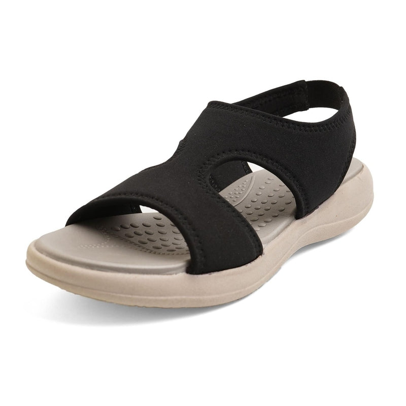 Aria - Black Casual Sandals - Glamourous Grace