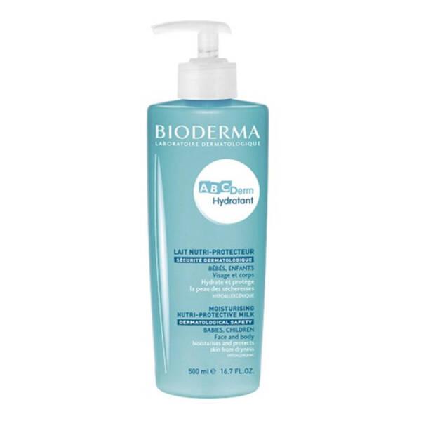 Bioderma Abcderm Hydratant 500ml - Hypoallergenic Baby Moisturizer, Fragrance-Free Skincare for Sensitive Skin - Glamourous Grace