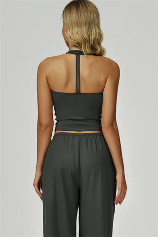 The Sprint Halter Tank Top Sweatpants 2-Piece Set