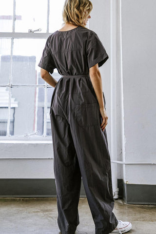 SAY IT AGAIN WOVEN JUMPSUIT - Glamourous Grace