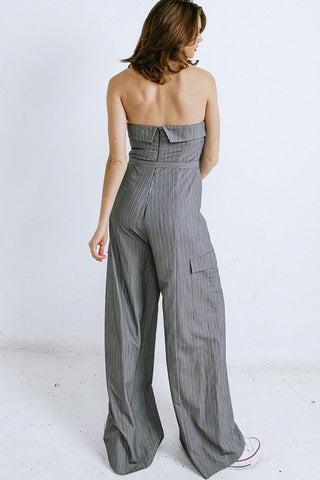 WISHFUL THINKING WOVEN JUMPSUIT - Glamourous Grace
