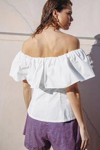 TIME FOR SOMETHING WOVEN TOP - Glamourous Grace